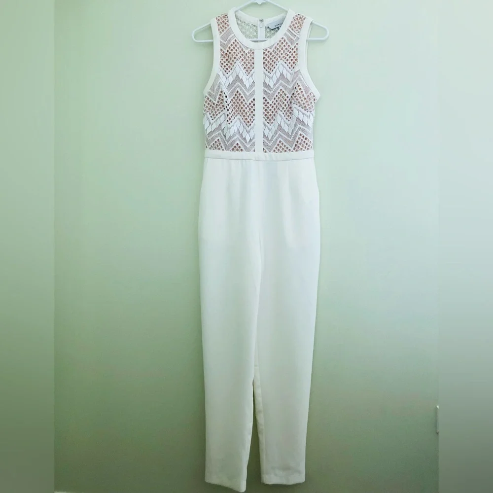 Adelyn Rae White Woman’s Jumpsuit - Picture 5 of 10